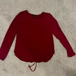 Elegant Red Women's Top